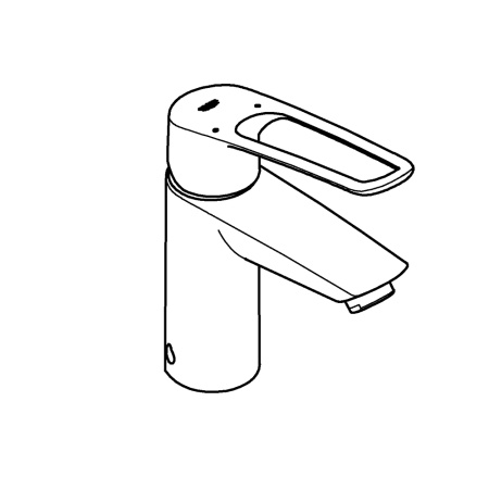 Смеситель для раковины без донного клапана Grohe Eurosmart New 23986 003 (23986003) хром